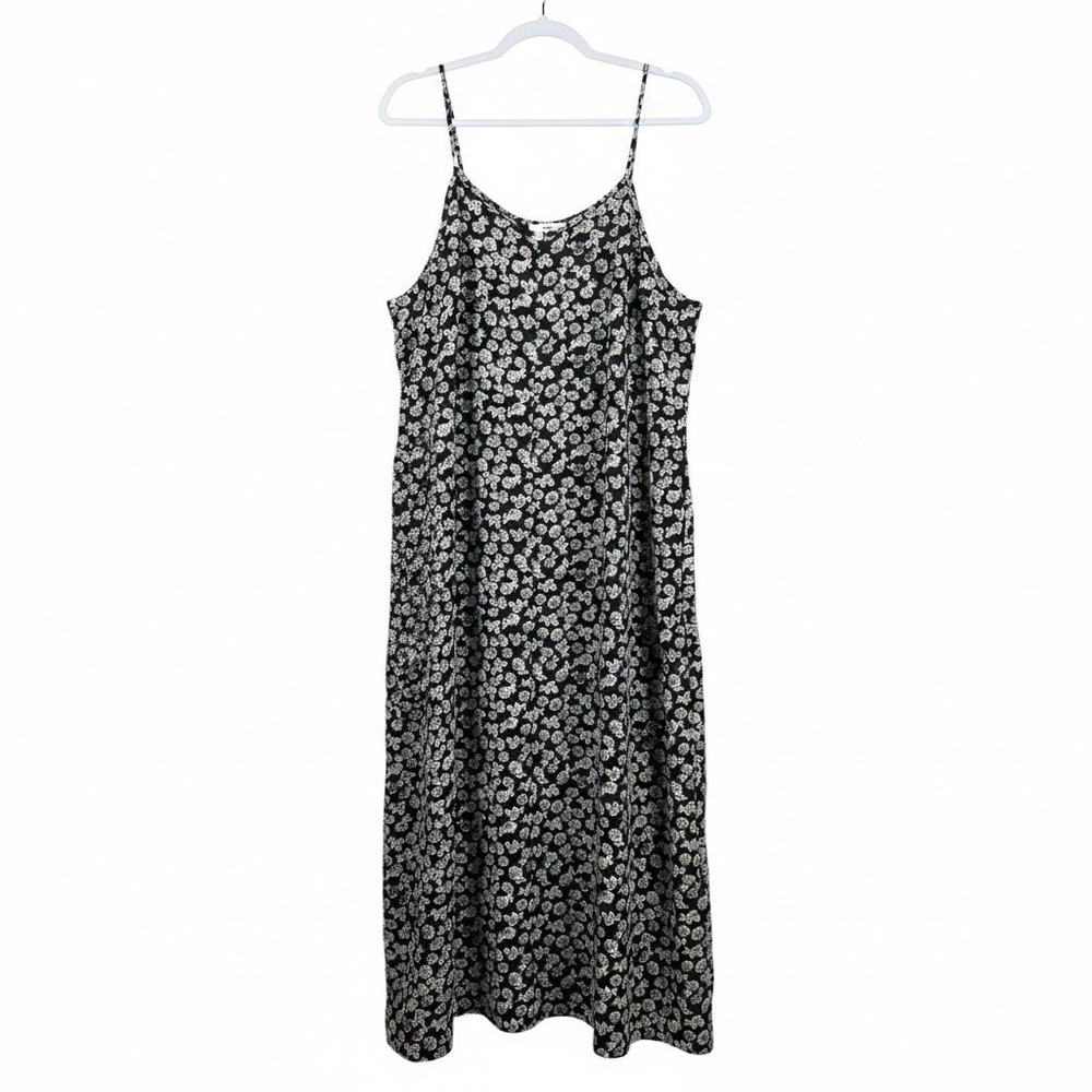 Vintage‎ Floral Slip Dress Spaghetti Strap Sundress Festival Sz 16WP CB New York